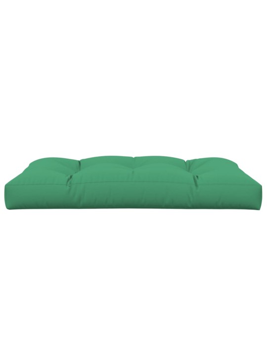 Poduška na palety zelená 120 x 80 x 12 cm textil