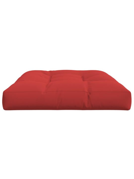 Poduška na palety červená 120 x 80 x 12 cm textil