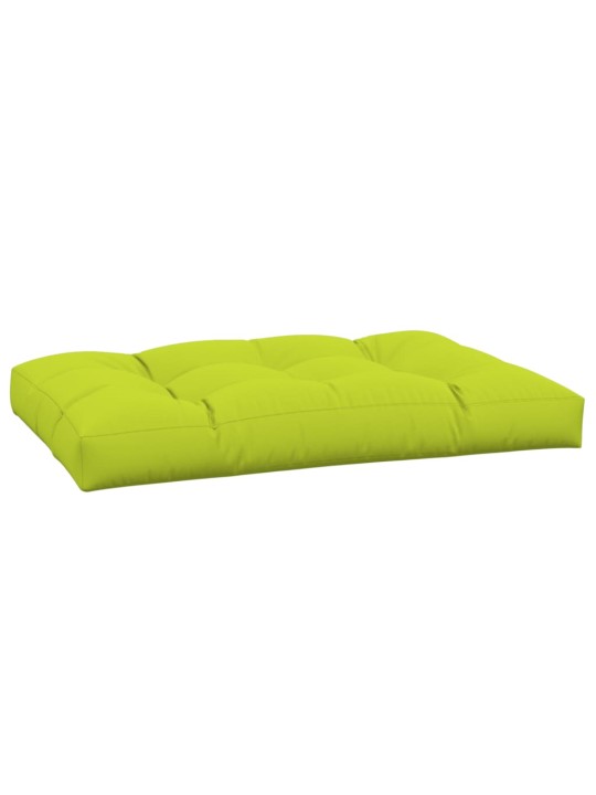 Poduška na palety jasně zelená 120 x 80 x 12 cm textil