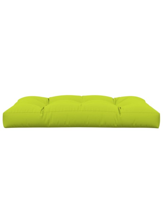 Poduška na palety jasně zelená 120 x 80 x 12 cm textil