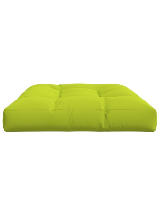 Poduška na palety jasně zelená 120 x 80 x 12 cm textil