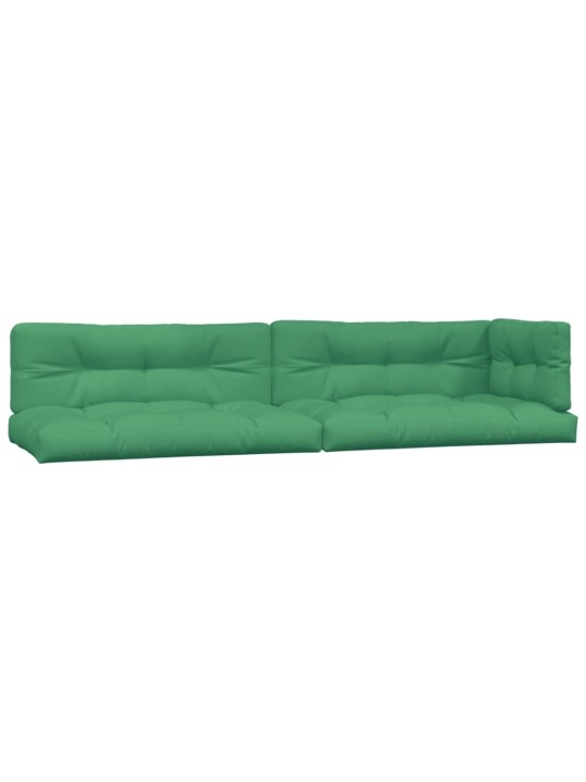 Podušky na palety 5 ks zelené textil