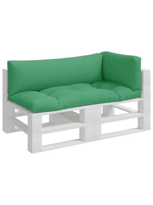 Podušky na palety 3 ks zelené textil
