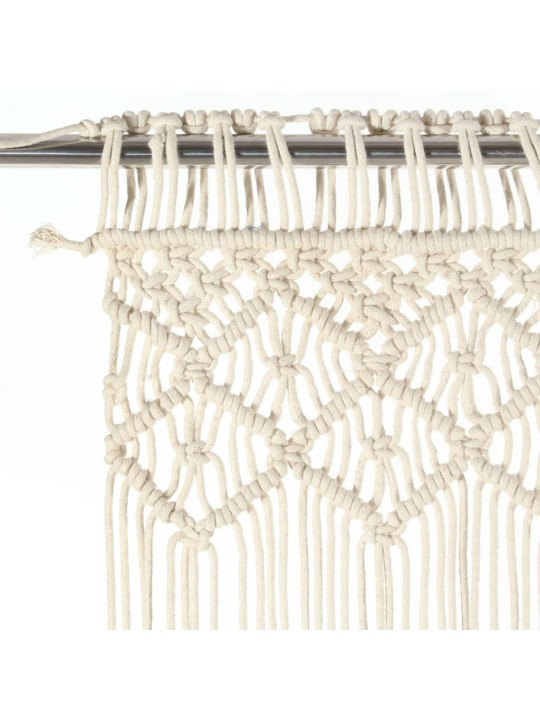 Macramé závěs 140 x 240 cm bavlna