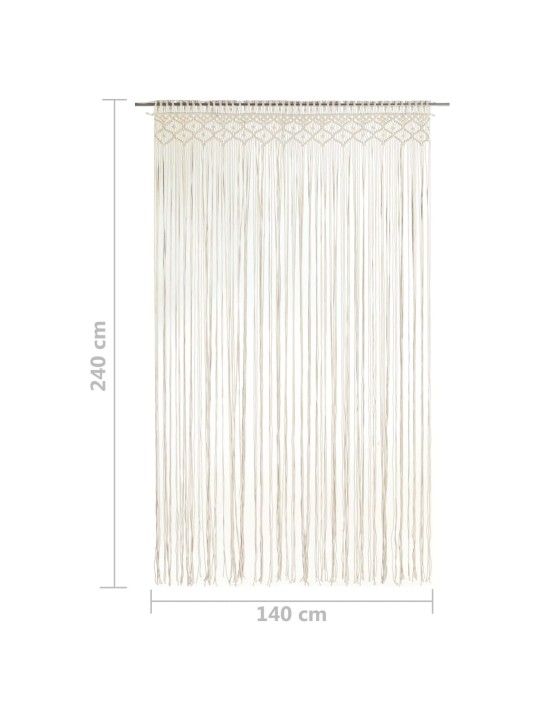 Macramé závěs 140 x 240 cm bavlna