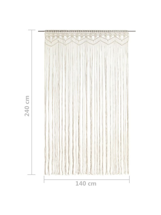 Macramé závěs 140 x 240 cm bavlna