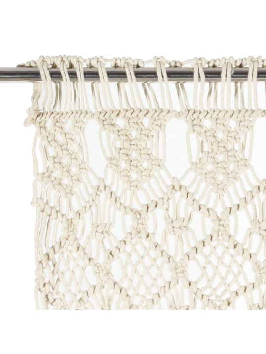 Macramé závěs 140 x 240 cm bavlna