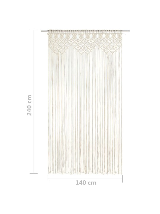 Macramé závěs 140 x 240 cm bavlna