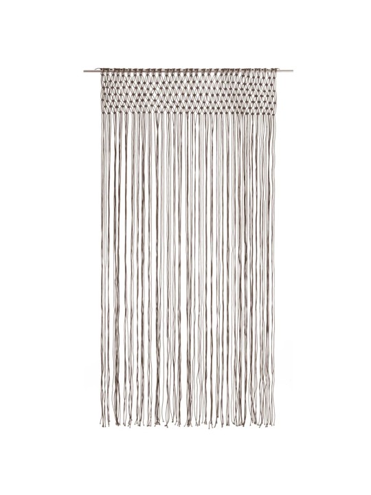 Macramé závěs taupe 140 x 240 cm bavlna