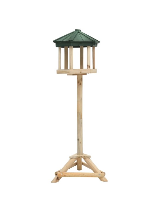 Stojanové krmítko pro ptáky masivní jedle 33 x 110 cm