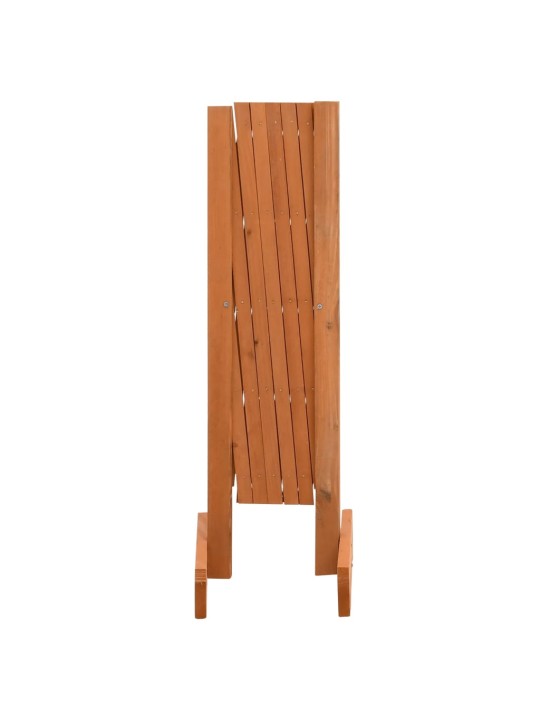 Zahradní trelážový plot oranžový 120 x 60 cm masivní jedle