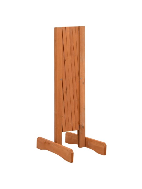 Zahradní trelážový plot oranžový 120 x 60 cm masivní jedle