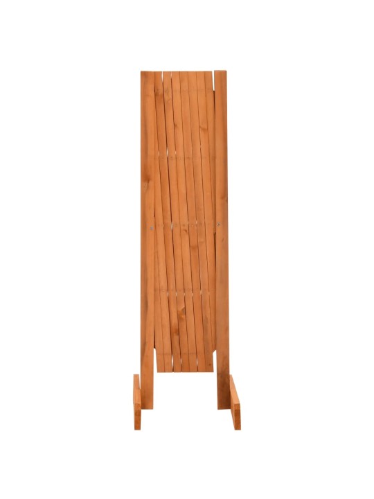 Zahradní trelážový plot oranžový 150 x 80 cm masivní jedle