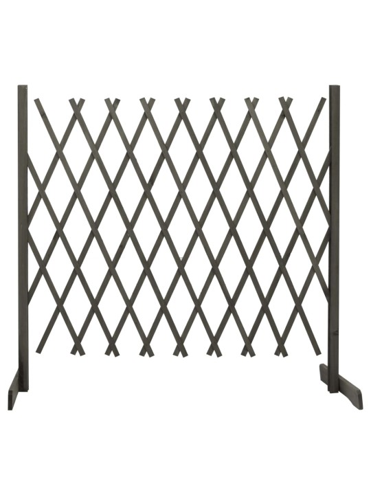 Zahradní trelážový plot šedý 180 x 100 cm masivní jedle