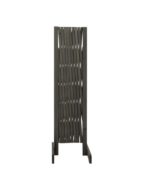 Zahradní trelážový plot šedý 180 x 100 cm masivní jedle