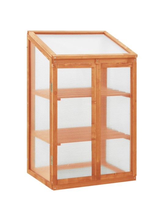 Skleník 60 x 45 x 100 cm jedlové dřevo