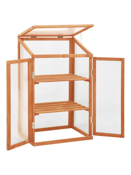 Skleník 60 x 45 x 100 cm jedlové dřevo