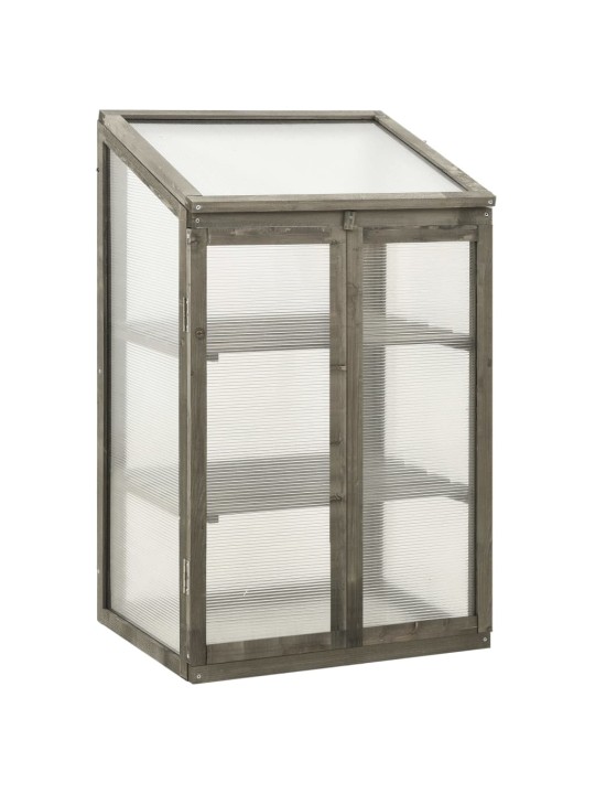 Skleník 60 x 45 x 100 cm jedlové dřevo
