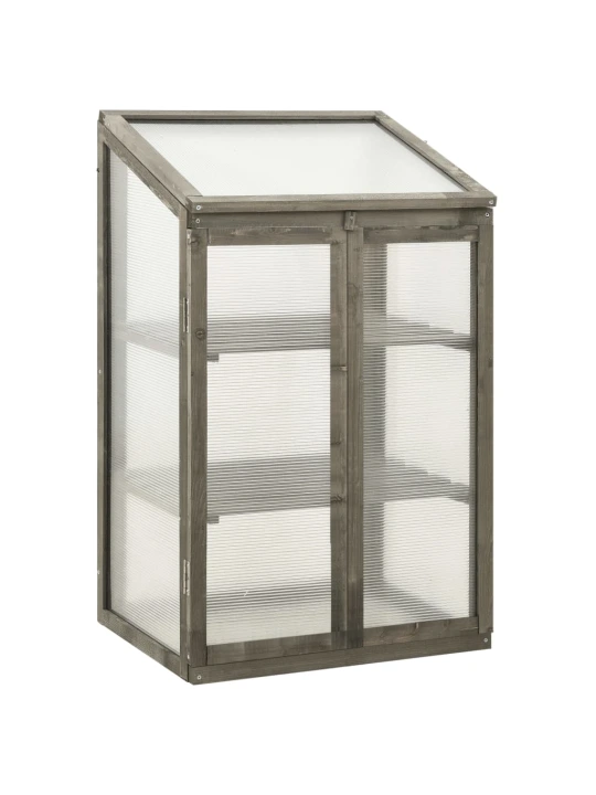 Skleník 60 x 45 x 100 cm jedlové dřevo