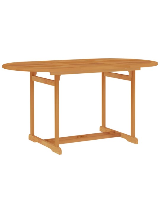 Zahradní stůl 150 x 90 x 75 cm masivní teakové dřevo