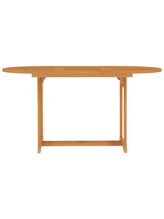 Zahradní stůl 150 x 90 x 75 cm masivní teakové dřevo