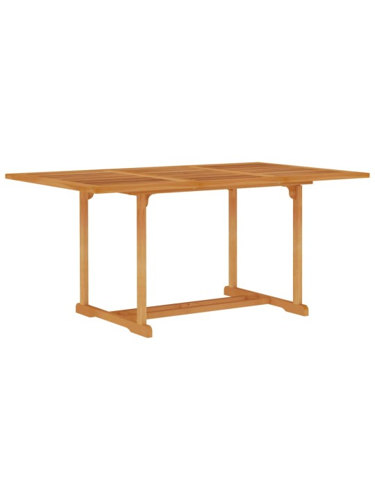 Zahradní stůl 150 x 90 x 75 cm masivní teakové dřevo