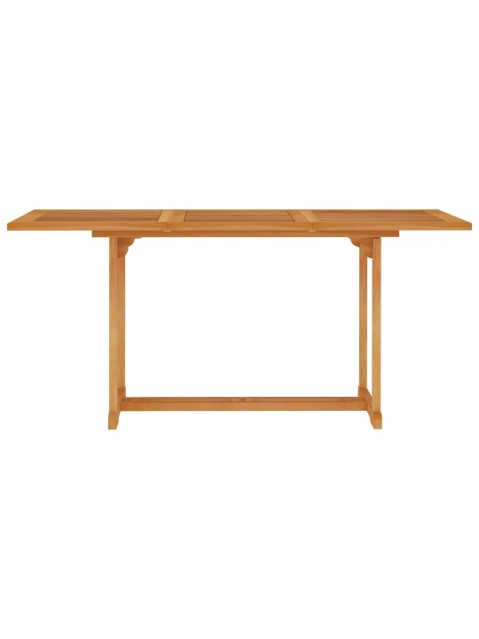 Zahradní stůl 150 x 90 x 75 cm masivní teakové dřevo