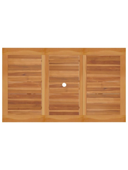 Zahradní stůl 150 x 90 x 75 cm masivní teakové dřevo