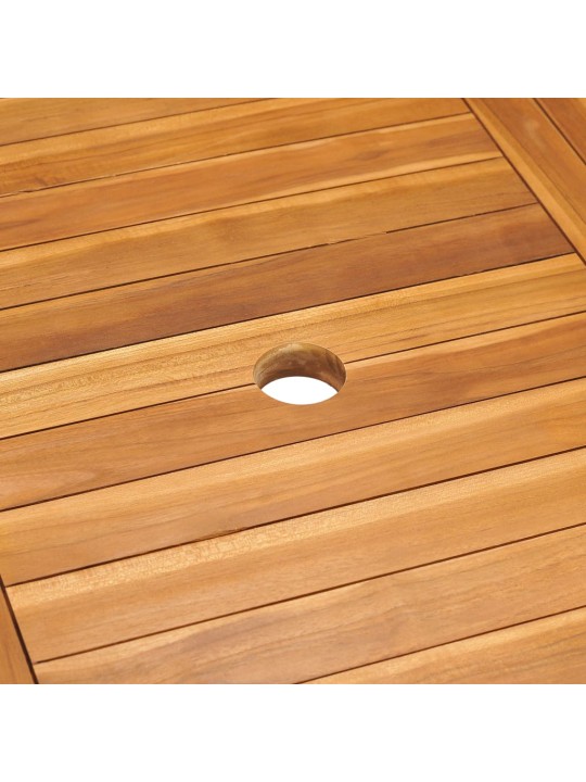 Zahradní stůl 150 x 90 x 75 cm masivní teakové dřevo