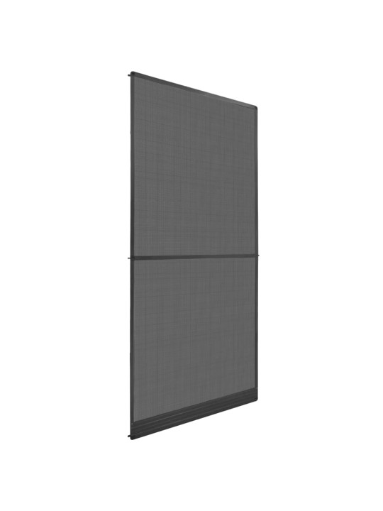 Dveřní síť proti hmyzu s panty antracitová 100 x 215 cm