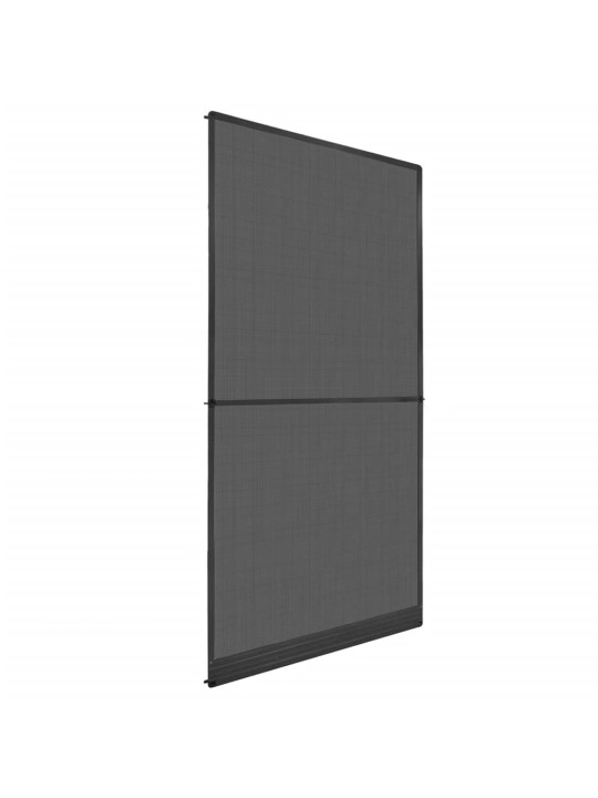 Dveřní síť proti hmyzu s panty antracitová 120 x 240 cm