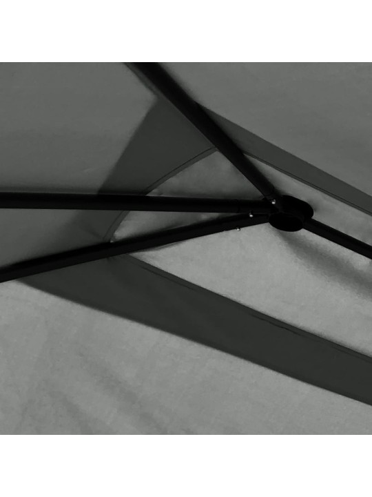 Altán 3 x 4 x 2,6 m antracitový 160 g/m²