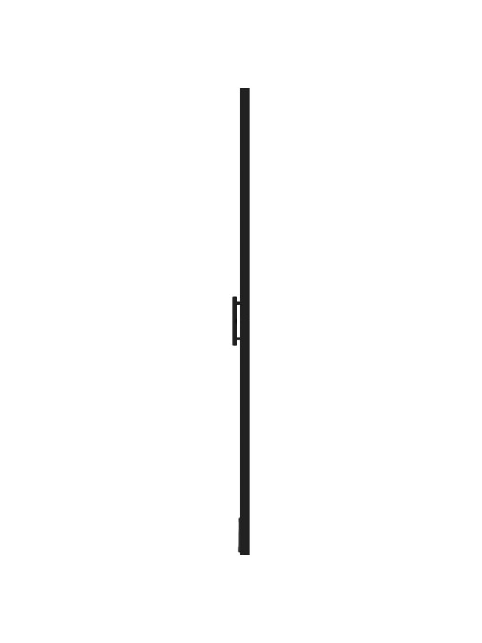 Sprchové dveře tvrzené sklo 91 x 195 cm černé
