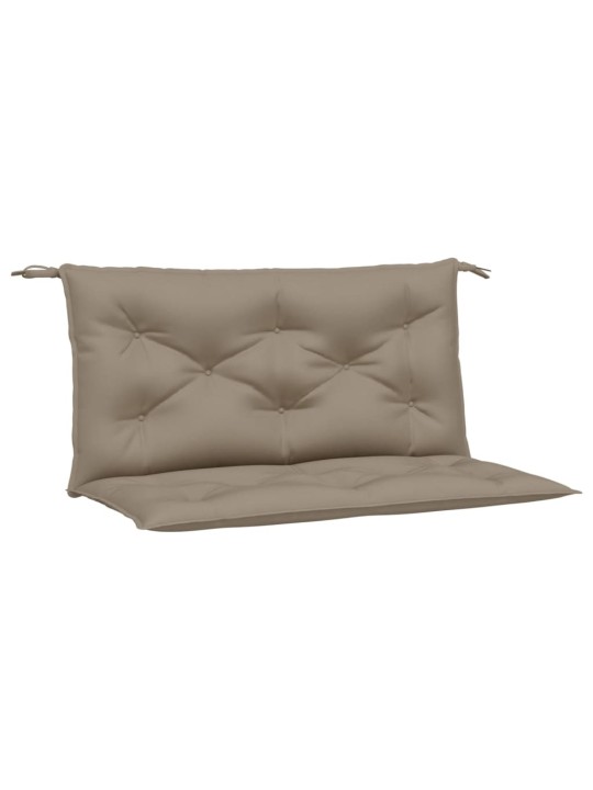 Poduška na zahradní lavici taupe 100x(50+50)x7 cm látka oxford