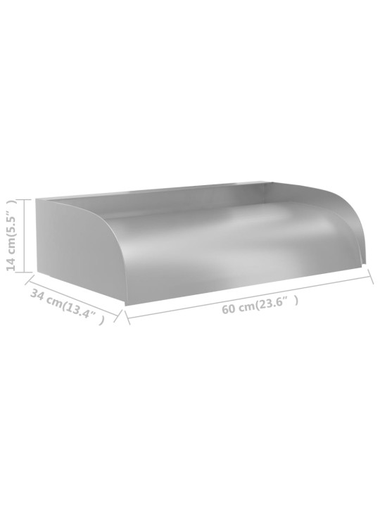 Vodopád 60 x 34 x 14 cm nerezová ocel 304