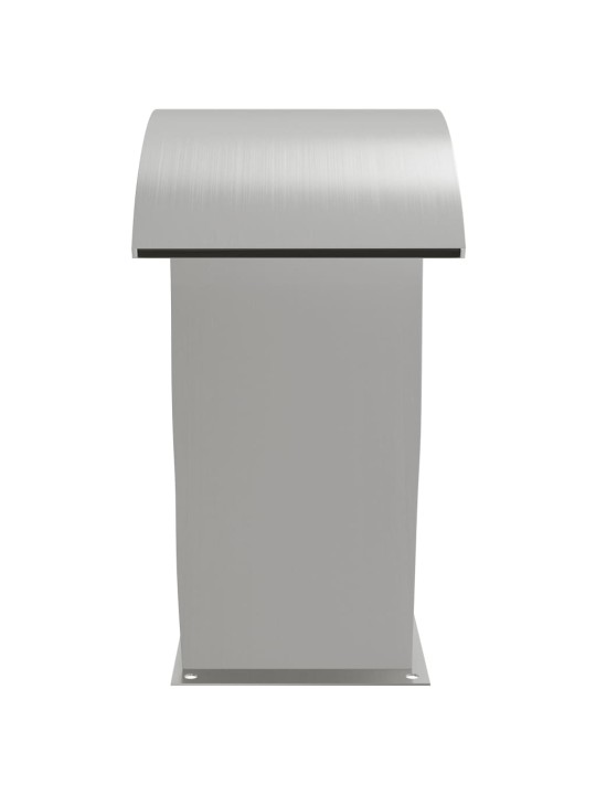 Bazénová fontána s LED 22 x 60 x 70 cm nerezová ocel 304