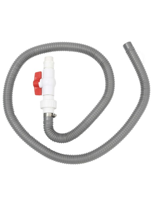 Bazénová fontána s LED 22 x 60 x 70 cm nerezová ocel 304