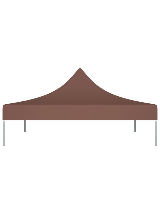 Střecha k party stanu 3 x 3 m hnědá 270 g/m²