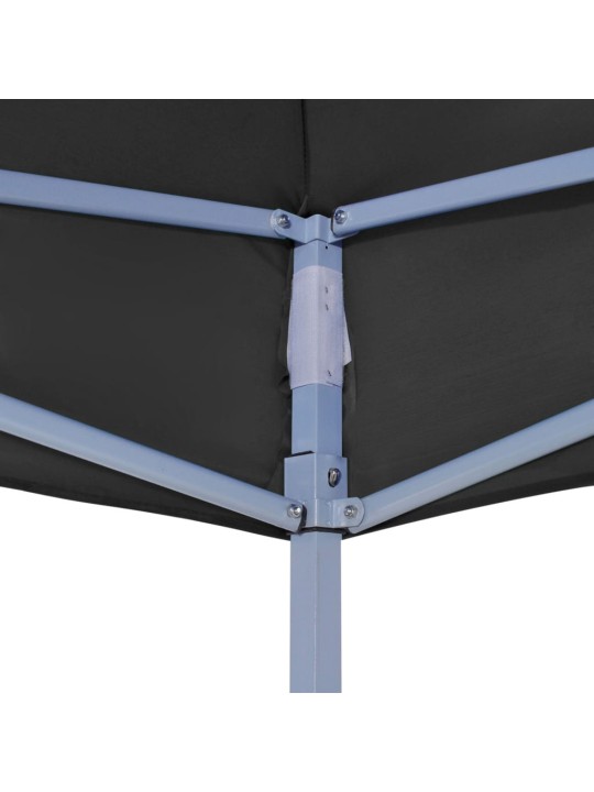 Střecha k party stanu 3 x 3 m černá 270 g/m²