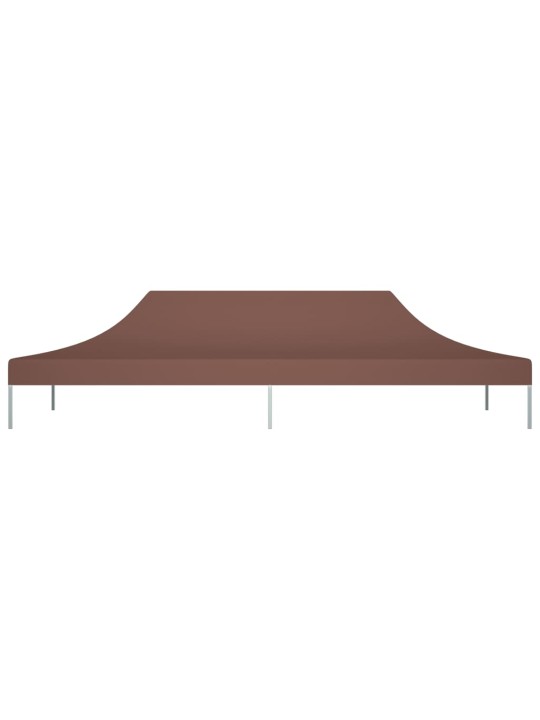 Střecha k party stanu 6 x 3 m hnědá 270 g/m²