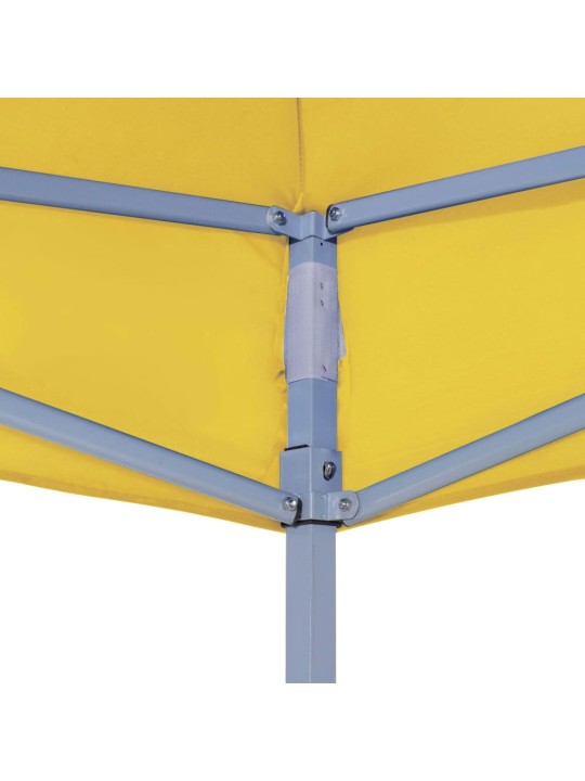 Střecha k party stanu 6 x 3 m žlutá 270 g/m²