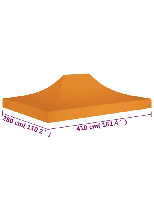 Střecha k party stanu 4 x 3 m oranžová 270 g/m²