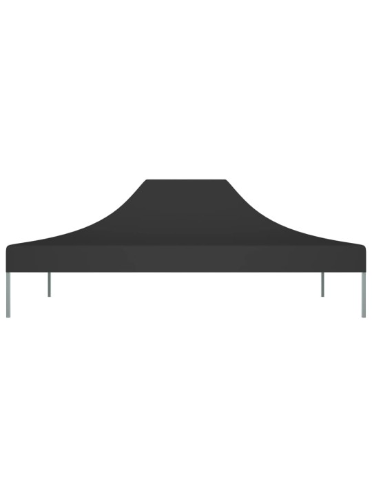 Střecha k party stanu 4 x 3 m černá 270 g/m²