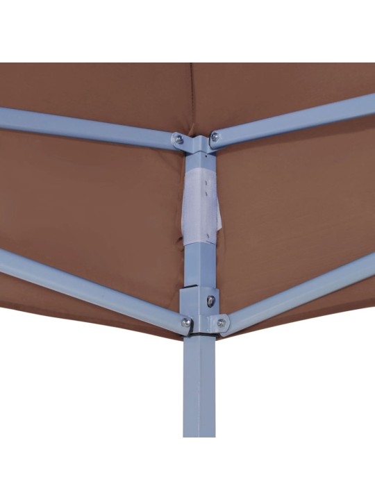 Střecha k party stanu 4,5 x 3 m hnědá 270 g/m²