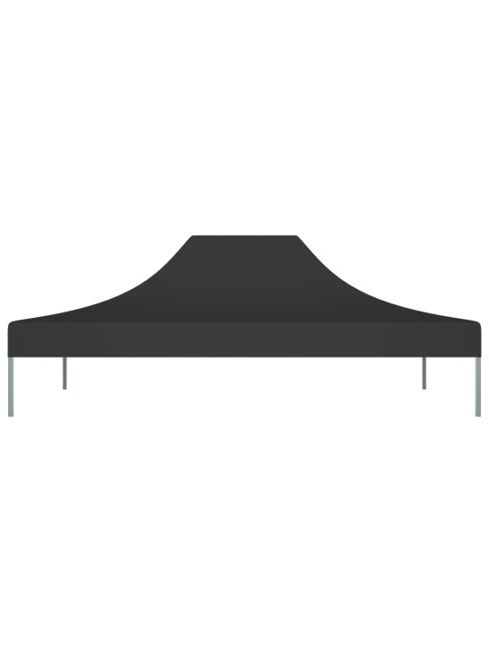 Střecha k party stanu 4,5 x 3 m černá 270 g/m²