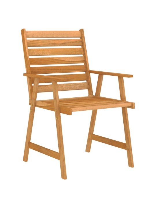 3dílný zahradní jídelní set masivní akáciové dřevo