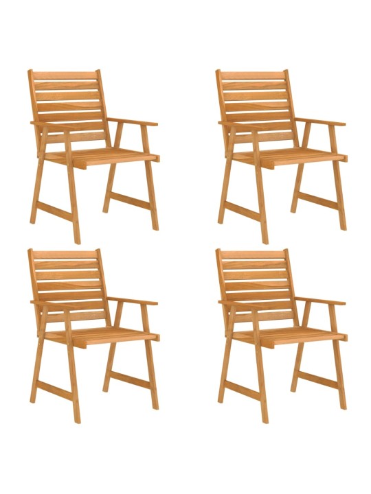 5dílný zahradní jídelní set masivní akáciové dřevo