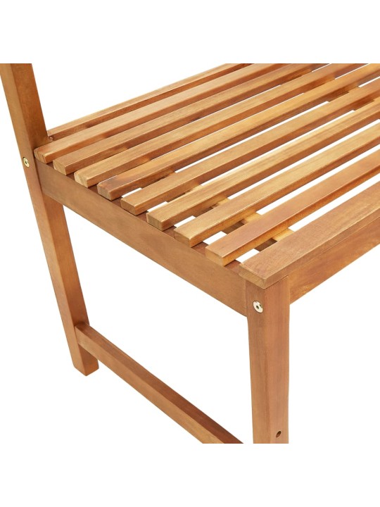 4dílný bistro set masivní akáciové dřevo