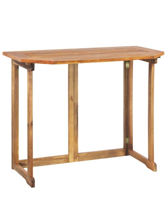 4dílný bistro set masivní akáciové dřevo
