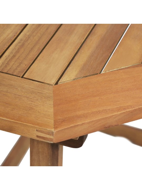 4dílný bistro set masivní akáciové dřevo